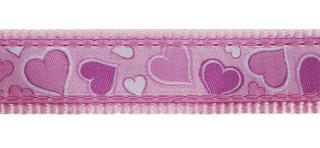 Breezy Love Pink rozmiar S - kolorowa obroża dla psa