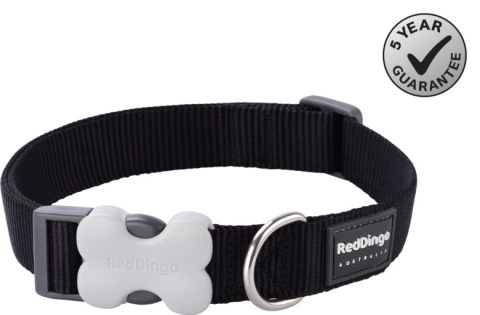 Classic Pastel Black rozmiar GS - klasyczna obroża dla psa