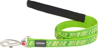 Design Pizzaz Lime Green rozmiar M - klasyczna smycz o długości 1,2m