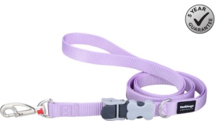 SuperLead Pastel Purple rozmiar L - regulowana smycz 1,1 m - 1,8 m