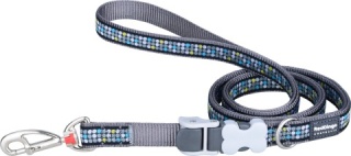 SuperLead Modern Cool Grey rozmiar L - kolorowa regulowana smycz 1,1 m - 1,8 m