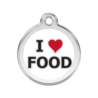 ID Tag z grawerem I Love Food